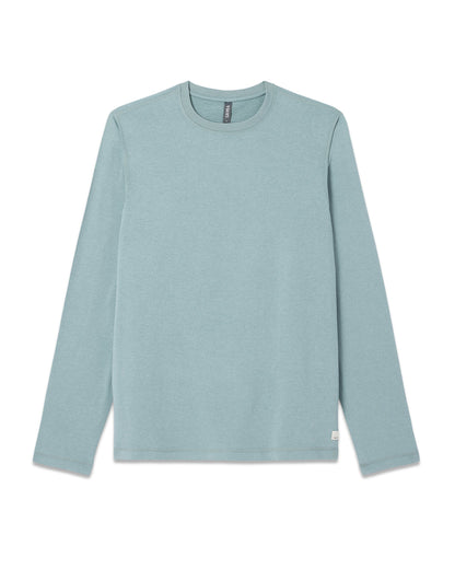 Long Sleeve Ponto Performance Tee Misty Blue Heather | Vuori Sale