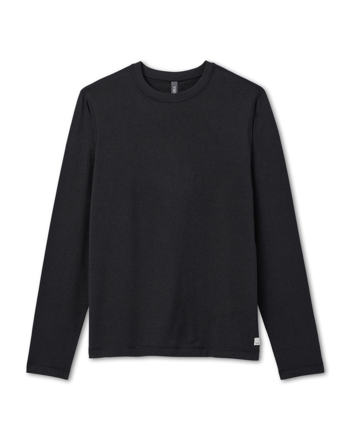 Long Sleeve Ponto Performance Tee Black Heather | Vuori Online