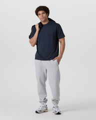 Short Sleeve Ponto Tee - Relaxed Fit Midnight Heather | Vuori Outlet
