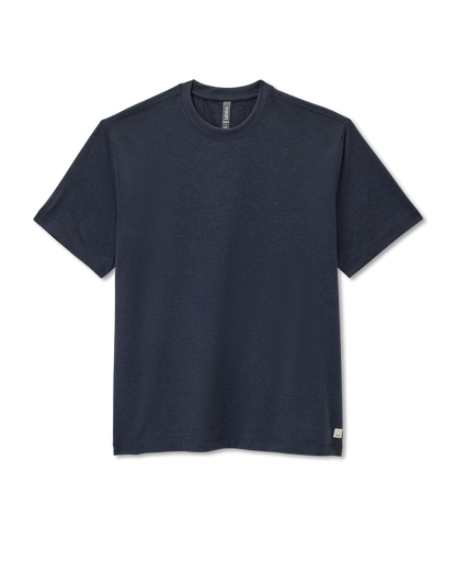 Short Sleeve Ponto Tee - Relaxed Fit Midnight Heather | Vuori Outlet