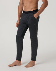 Ponto Baselayer Tight Men's Charcoal Heather Bottoms | Vuori US
