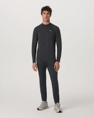 Ponto Baselayer Tight Men's Charcoal Heather Bottoms | Vuori US