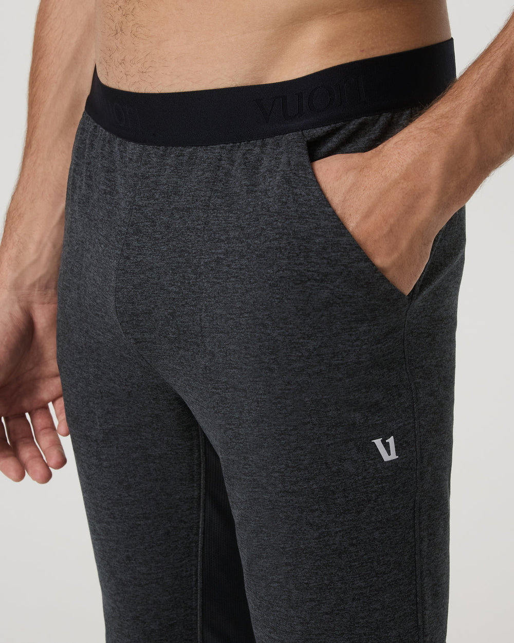 Ponto Baselayer Tight Men's Charcoal Heather Bottoms | Vuori US