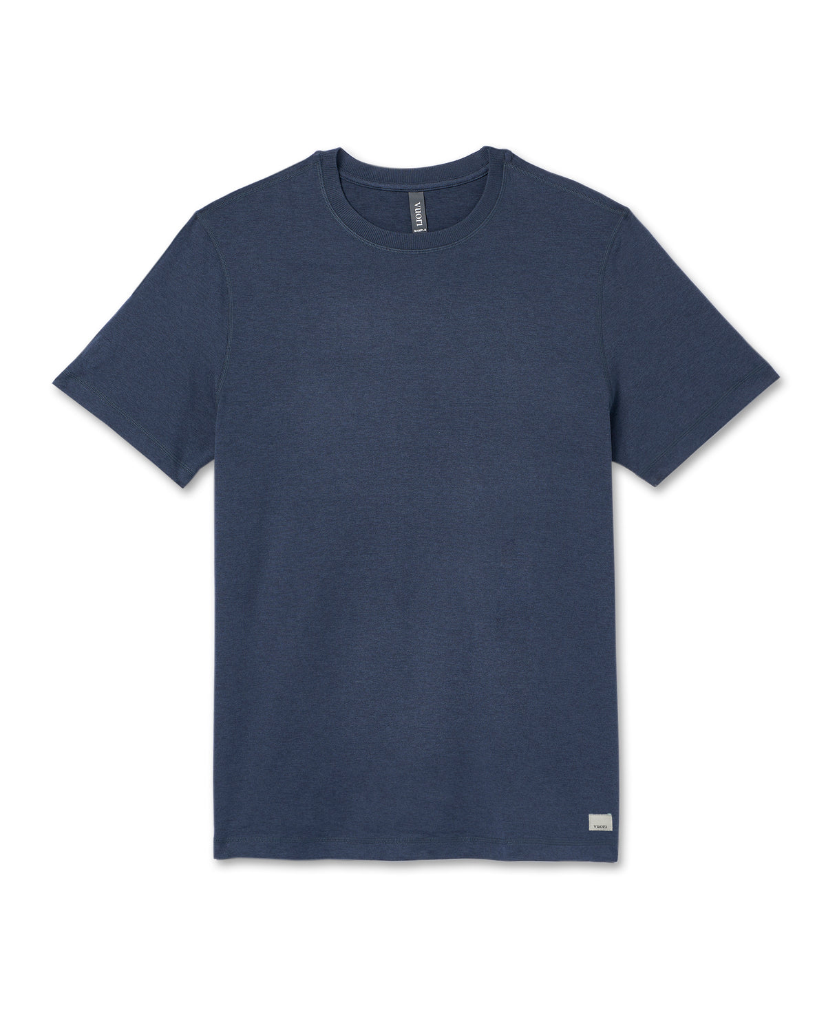 Short Sleeve Ponto Performance Tee Azure Heather | Vuori Clothing