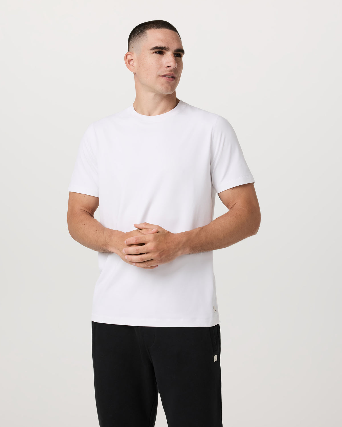 Men's Short Sleeve Ponto Performance Tee White | Vuori