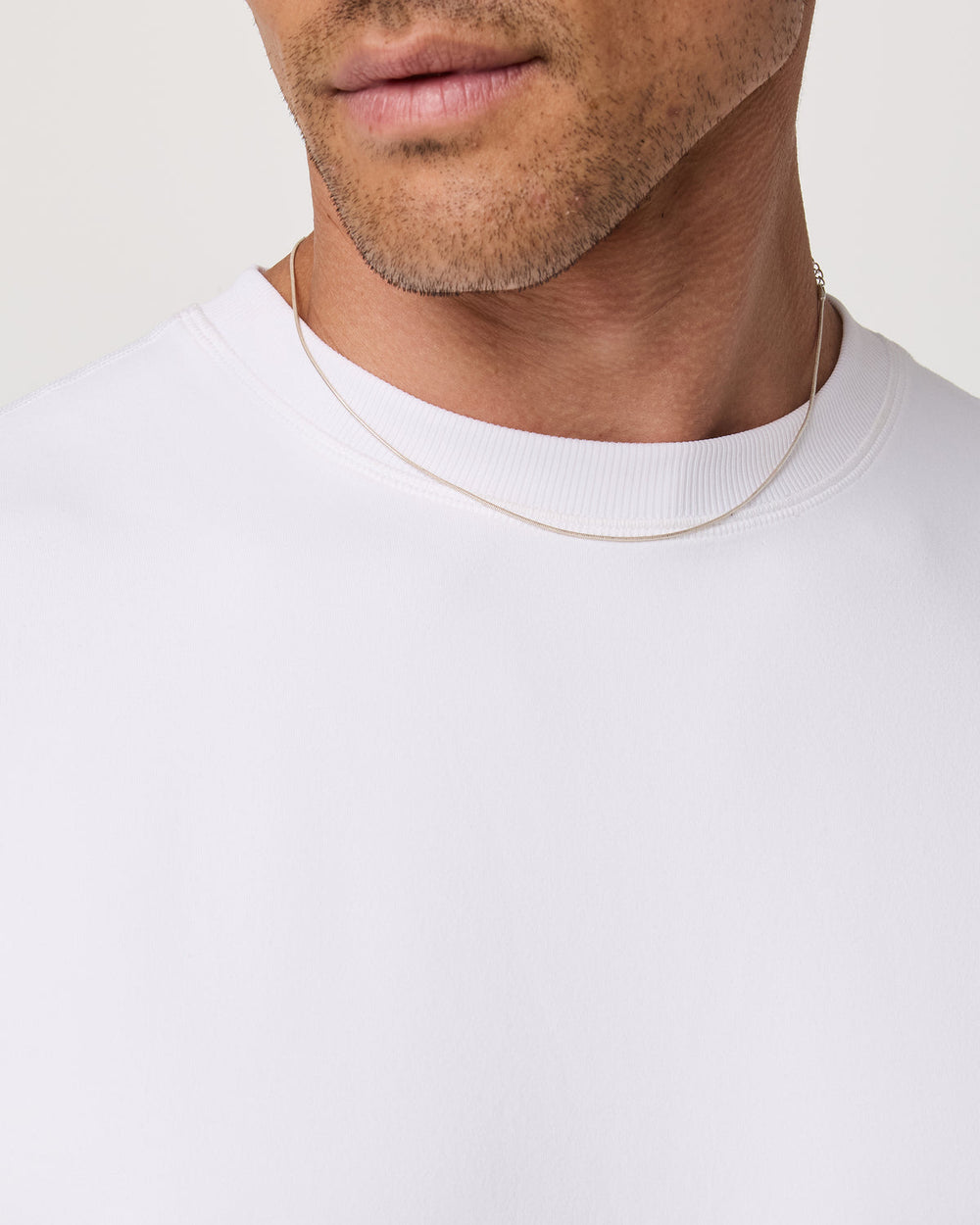 Men's Short Sleeve Ponto Tee - Relaxed White | Vuori Discount