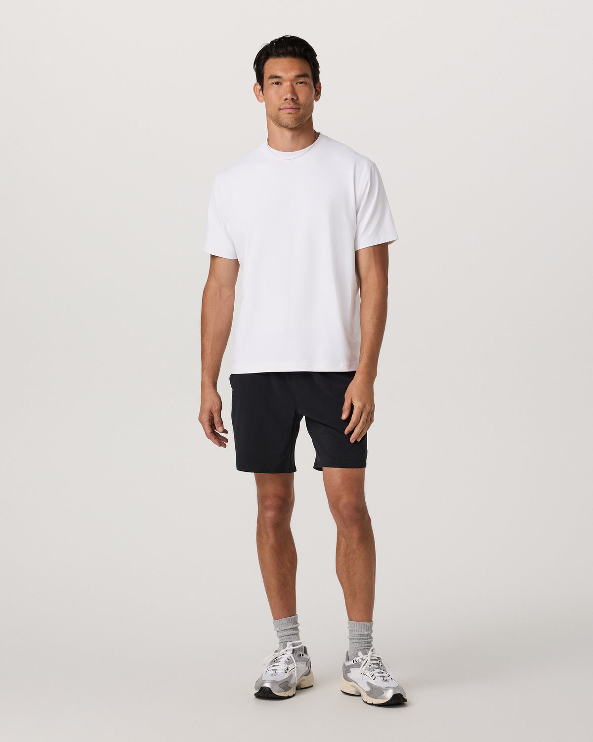 Men's Short Sleeve Ponto Tee - Relaxed White | Vuori Discount