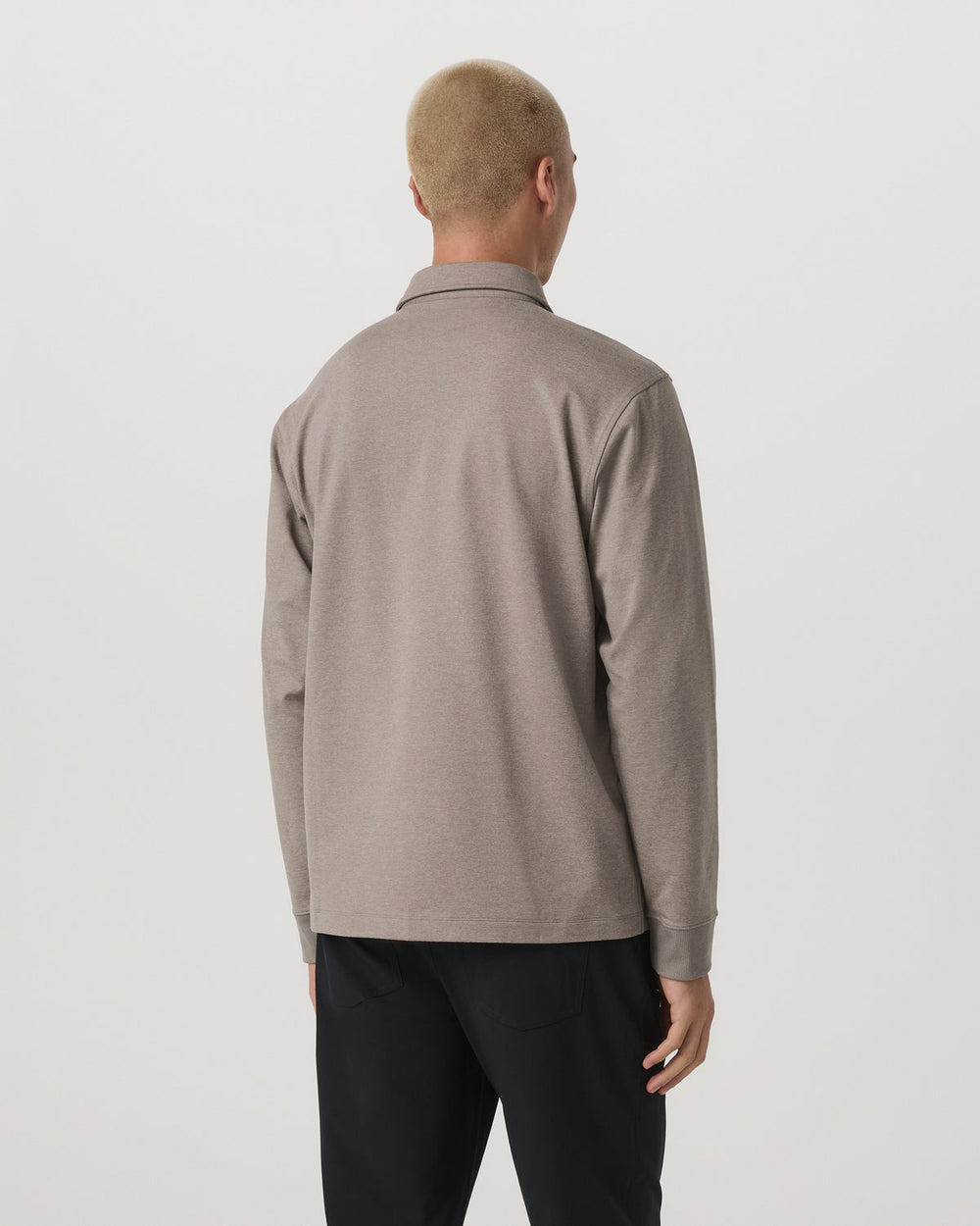 Men's Long Sleeve Coronado Rugby Walnut Heather | Vuori Sale