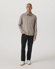 Men's Long Sleeve Coronado Rugby Walnut Heather | Vuori Sale