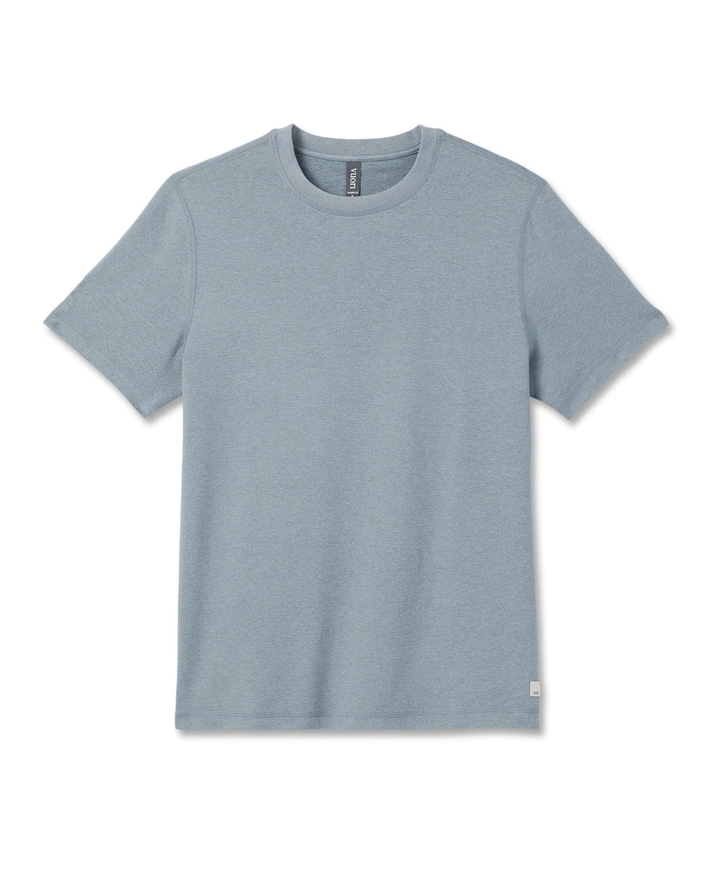 Short Sleeve Ponto Performance Tee Dusty Blue Heather | Vuori Online