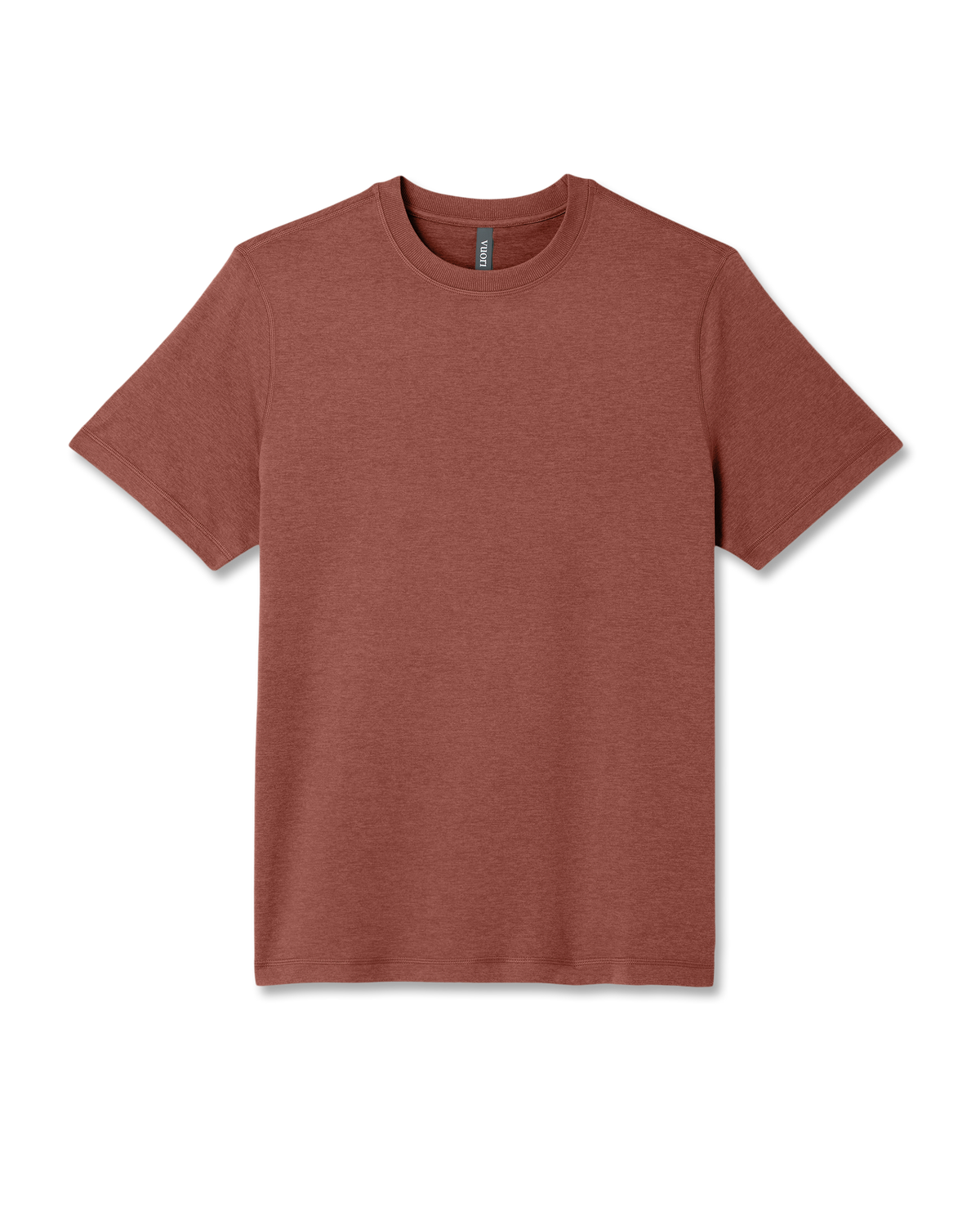 Short Sleeve Ponto Performance Tee Firebrick Heather | Vuori Outlet
