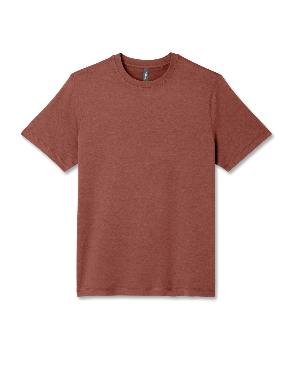 Short Sleeve Ponto Performance Tee Firebrick Heather | Vuori Outlet