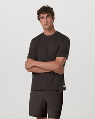 Men's Short Sleeve Ponto Pocket Tee - Relaxed Fit Carbon | Vuori US