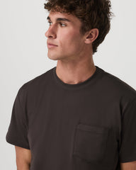Men's Short Sleeve Ponto Pocket Tee - Relaxed Fit Carbon | Vuori US
