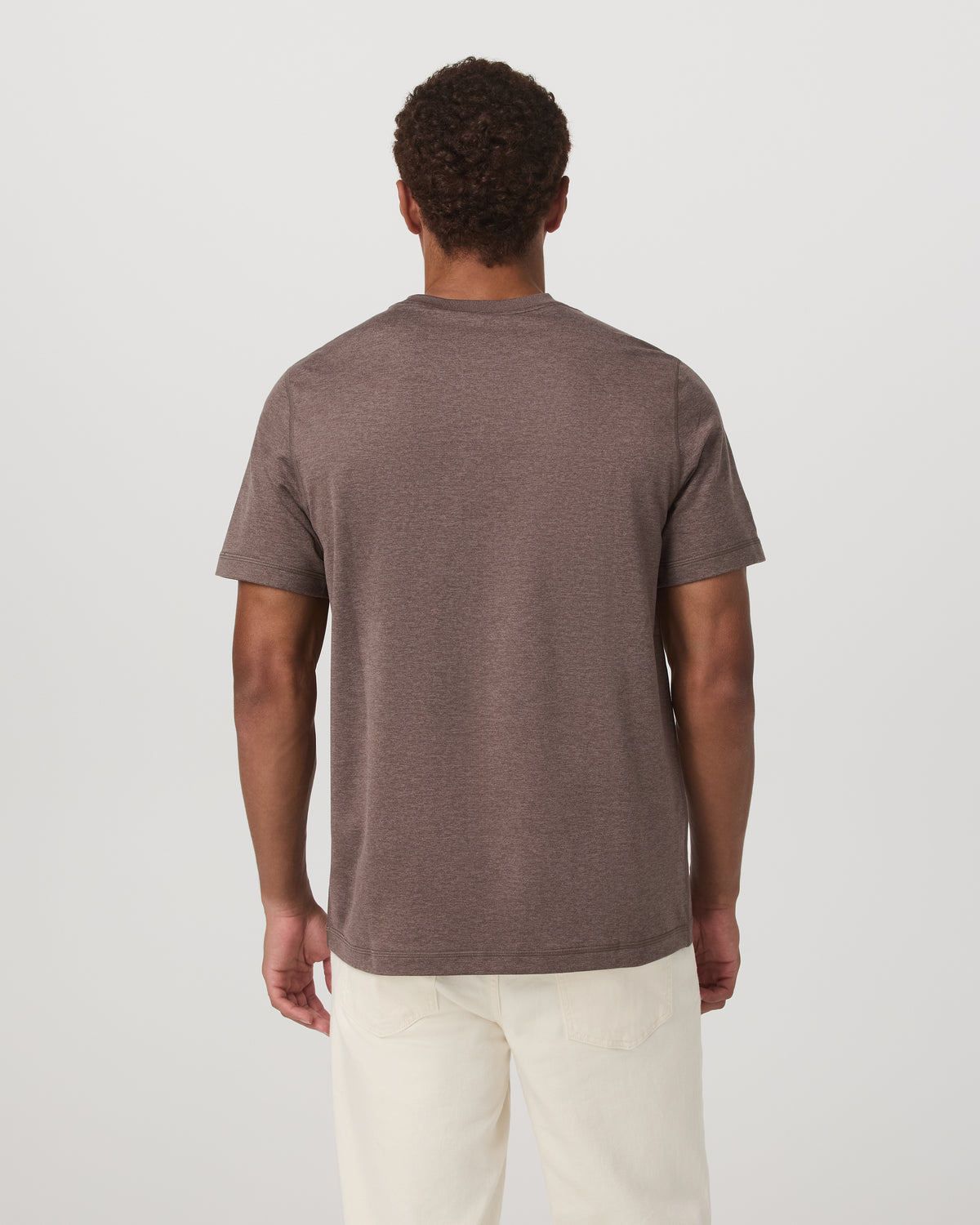 Men's Short Sleeve Ponto Performance Tee Elm Heather | Vuori Clothing