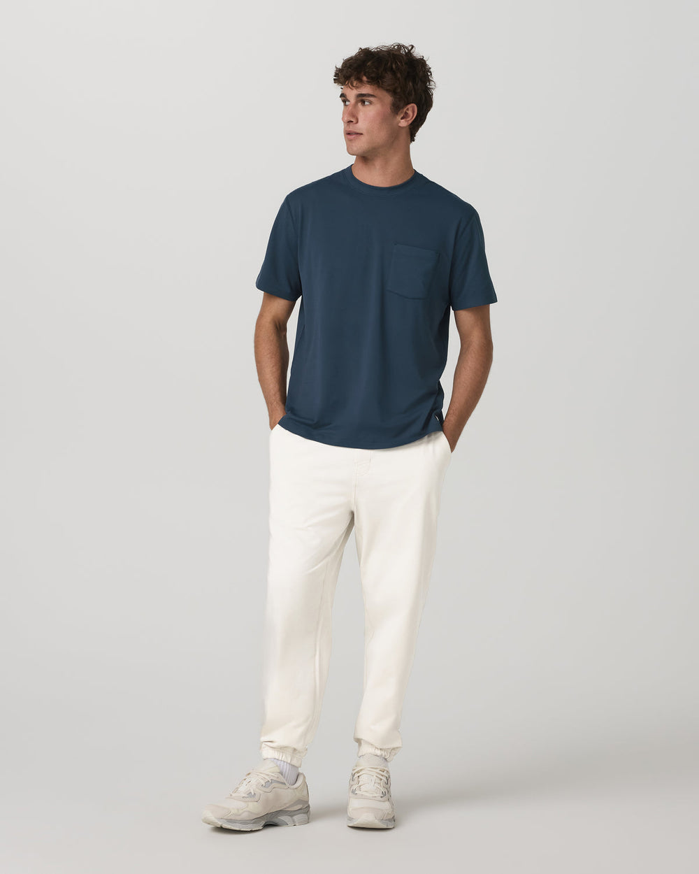 Short Sleeve Ponto Pocket Tee - Relaxed Fit Ocean Blue | Vuori Discount