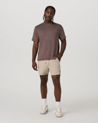 Short Sleeve Ponto Tee - Relaxed Fit Elm Heather | Vuori For sale