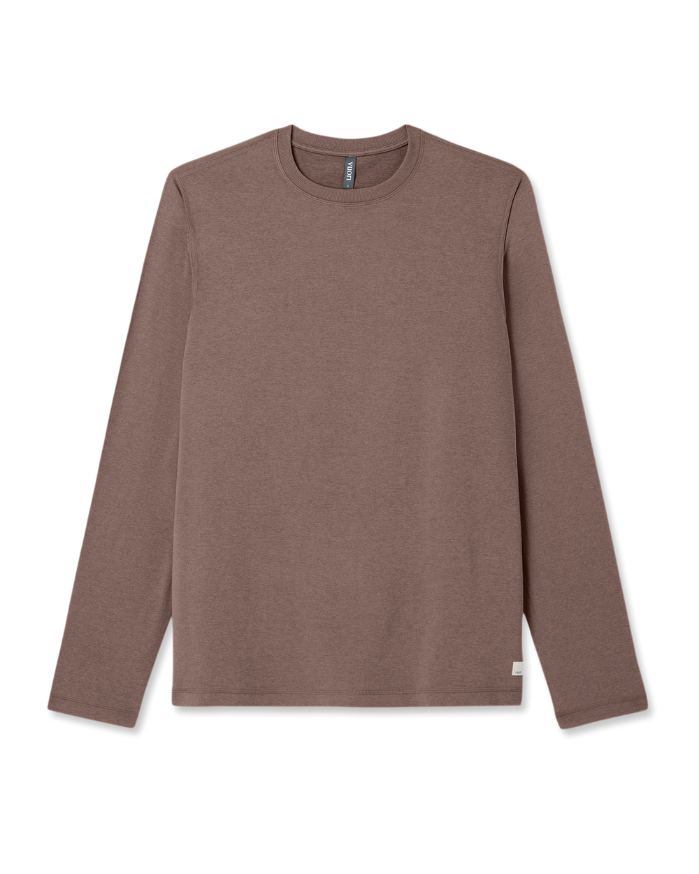 Men's Long Sleeve Ponto Performance Tee Elm Heather | Vuori Online