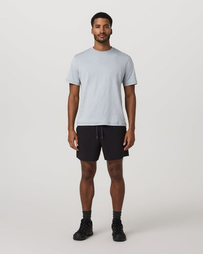 Short Sleeve Ponto Tee - Relaxed Fit Harbor Grey Heather | Vuori Outlet