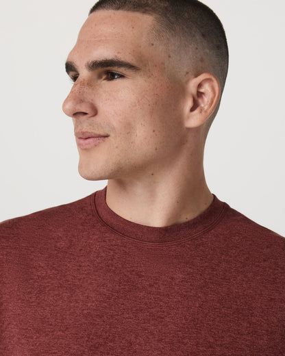 Men's Short Sleeve Ponto Tee - Relaxed Spiced Apple | Vuori Clothing