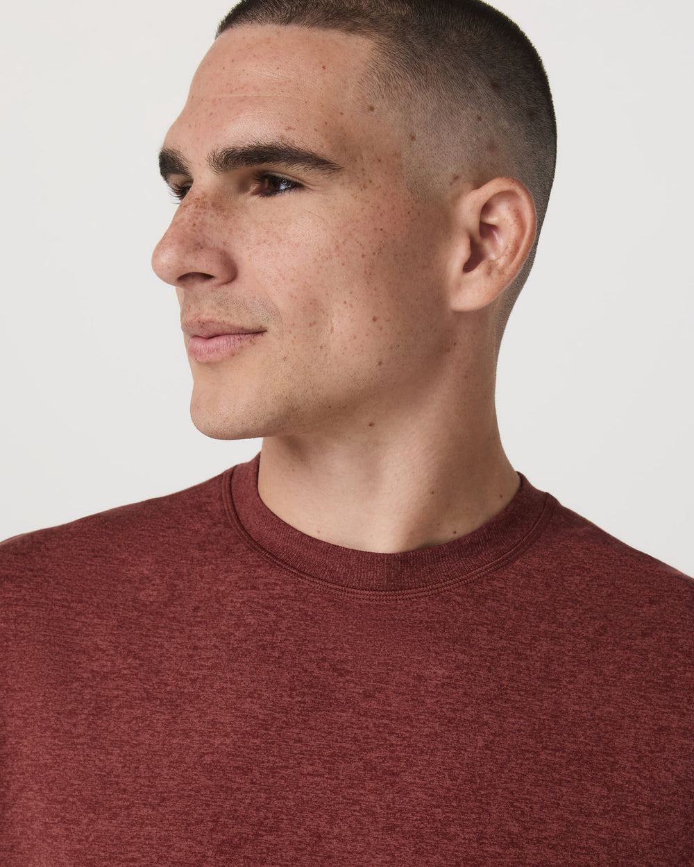 Men's Short Sleeve Ponto Tee - Relaxed Spiced Apple | Vuori Clothing