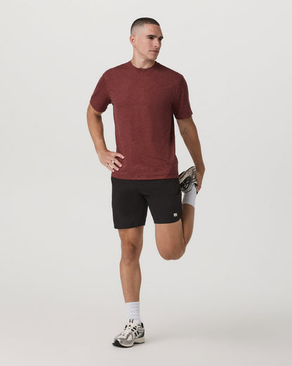 Men's Short Sleeve Ponto Tee - Relaxed Spiced Apple | Vuori Clothing
