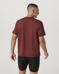 Men's Short Sleeve Ponto Tee - Relaxed Spiced Apple | Vuori Clothing