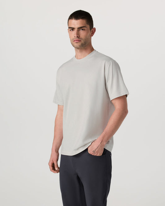 Men's Short Sleeve Ponto Tee - Relaxed Salt Heather | Vuori