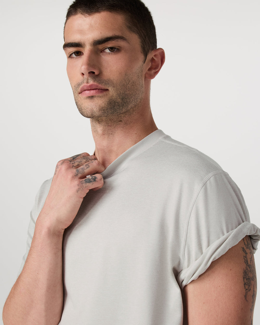 Men's Short Sleeve Ponto Tee - Relaxed Salt Heather | Vuori