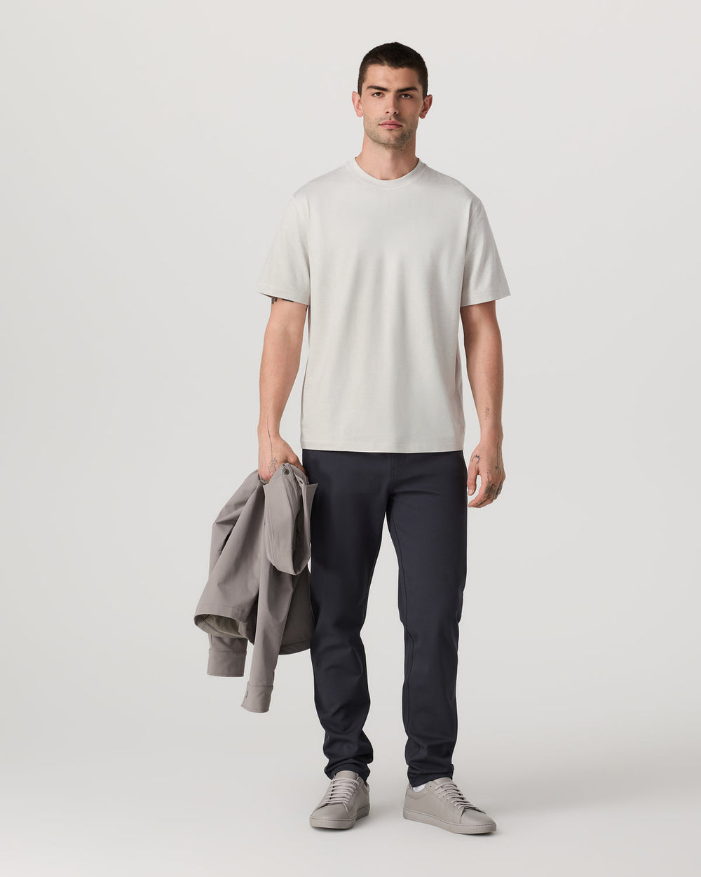 Men's Short Sleeve Ponto Tee - Relaxed Salt Heather | Vuori