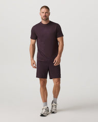 Men's Short Sleeve Ponto Performance Tee Raisin Heather | Vuori Sale