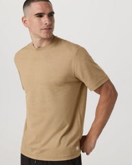 Men's Short Sleeve Ponto Tee - Relaxed Sungold Heather | Vuori On sale