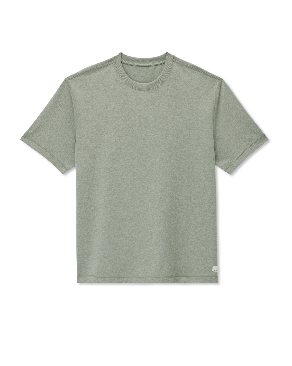 Short Sleeve Ponto Tee - Relaxed Fit Agave Green Heather | Vuori Clothing