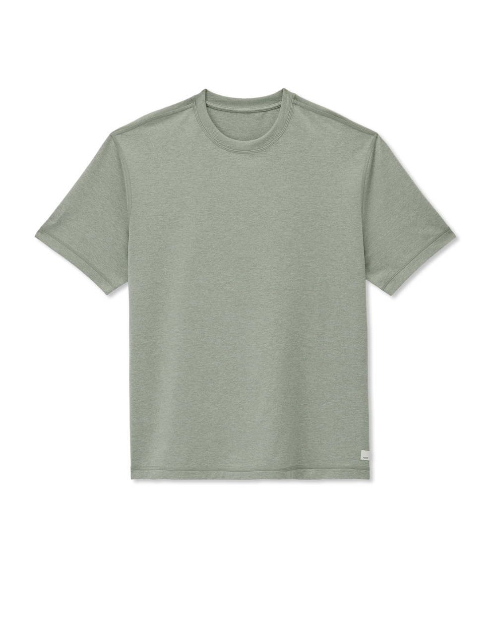 Short Sleeve Ponto Tee - Relaxed Fit Agave Green Heather | Vuori Clothing