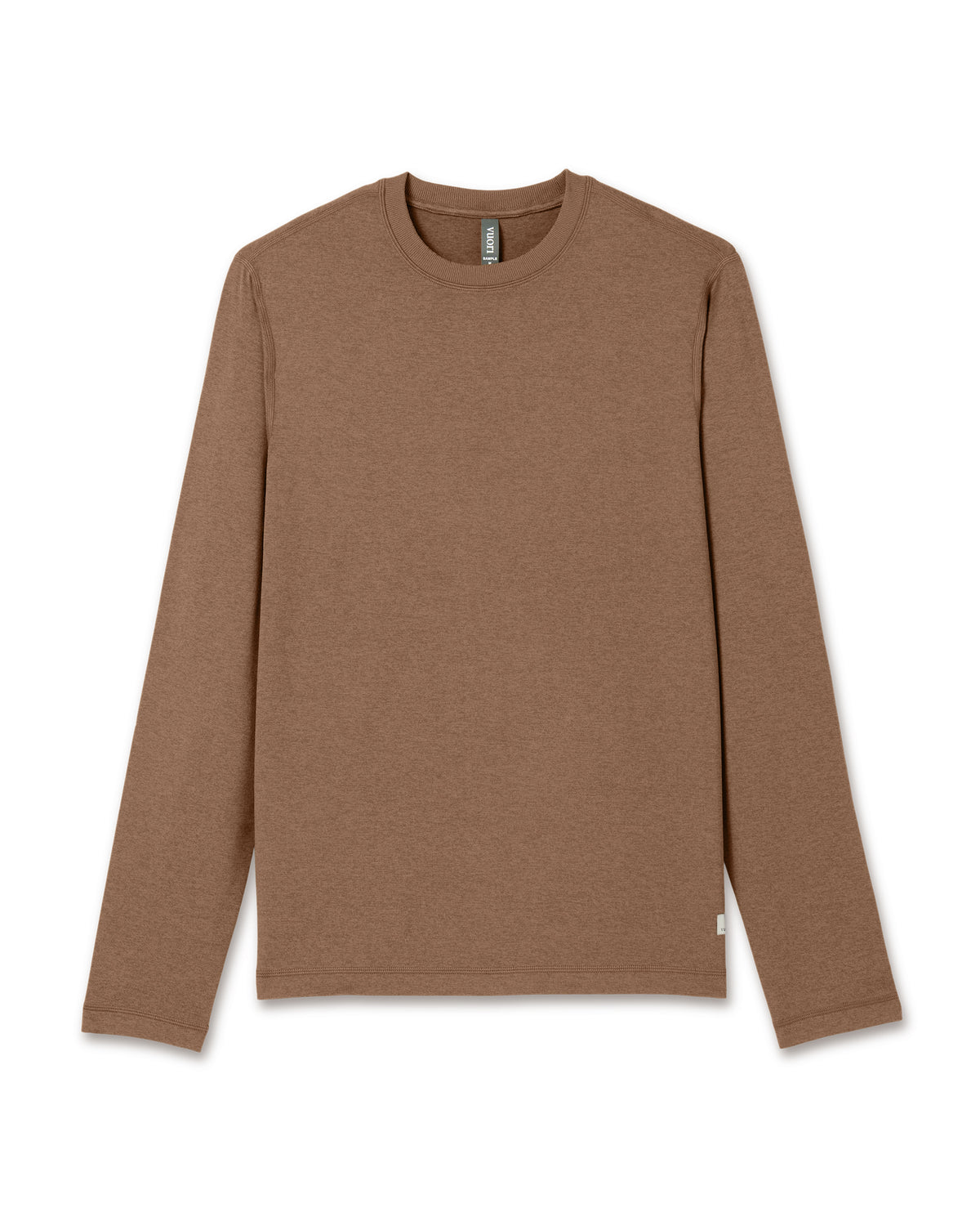 Long Sleeve Ponto Performance Tee Pecan Heather | Vuori