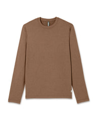 Long Sleeve Ponto Performance Tee Pecan Heather | Vuori