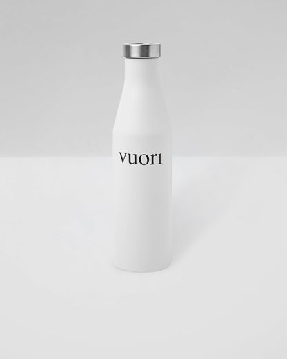 S6 Wordmark Mizu Water Bottle White Insulated Bottle | Vuori Sale