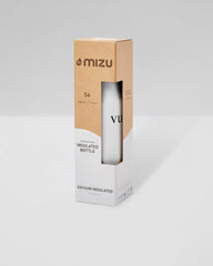 S6 Wordmark Mizu Water Bottle White Insulated Bottle | Vuori Sale