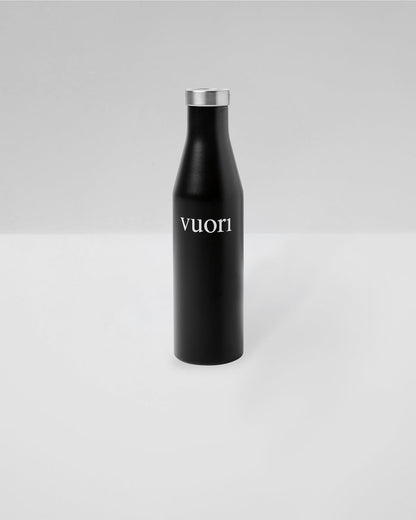 S6 Wordmark Mizu Water Bottle Black Insulated Bottle | Vuori On sale
