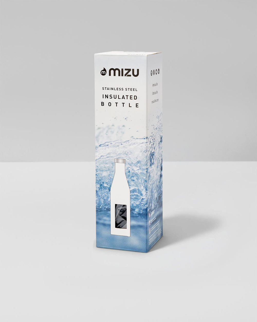 S6 Wordmark Mizu Water Bottle Black Insulated Bottle | Vuori On sale