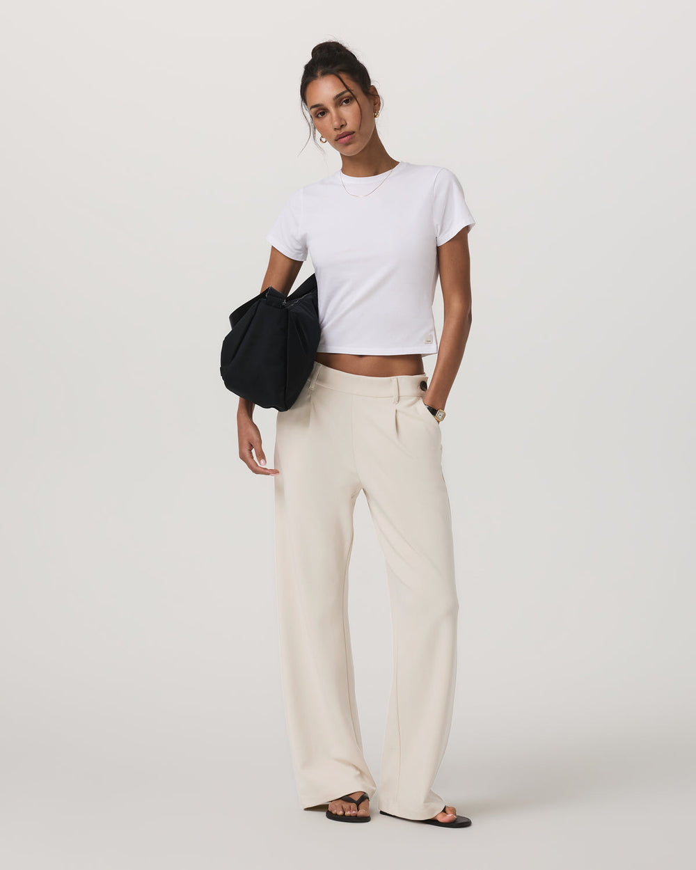 Maven Wideleg Pant Women's Bone Wideleg Pants | Vuori US